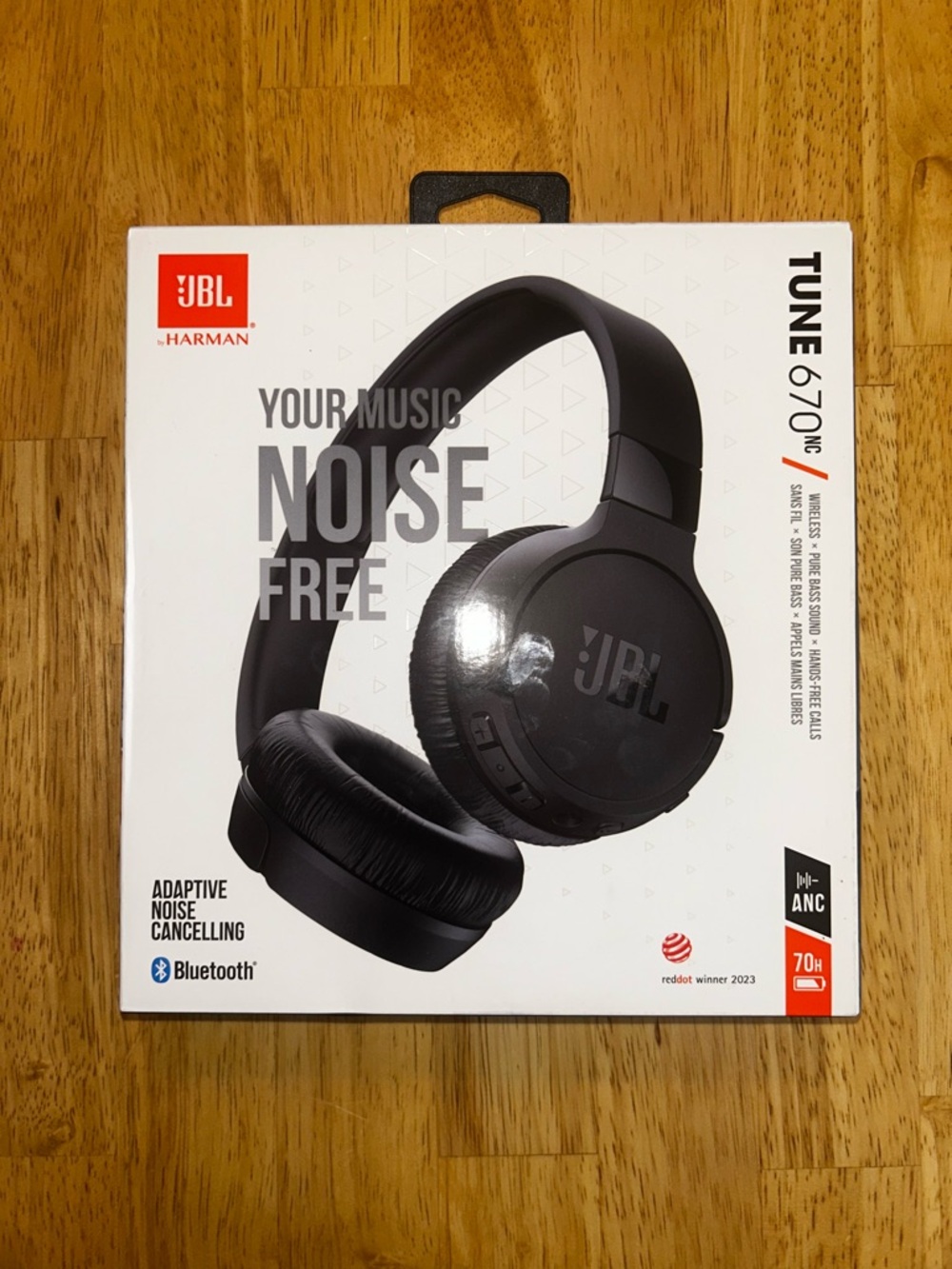 JBL Black Over-Ear Wireless Headphones